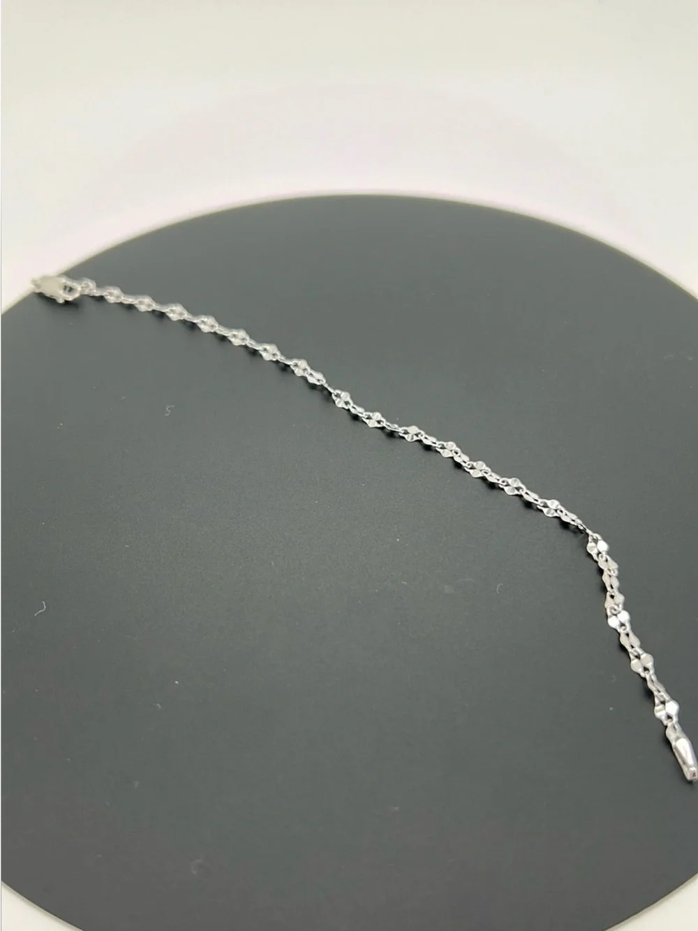 7-inch Singapore chain bracelet crafted from 925 sterling silver